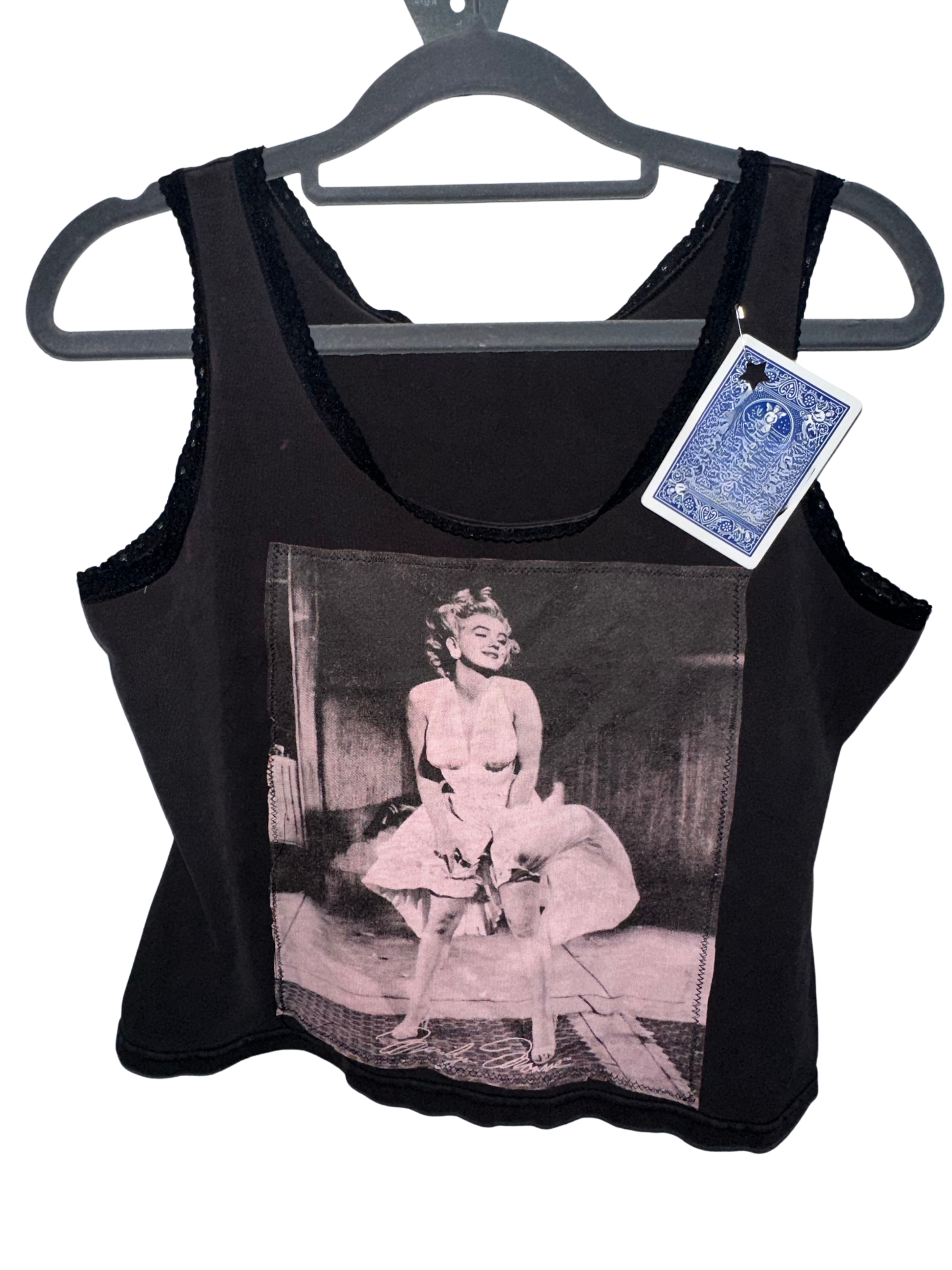(L) Black “Miss Monroe” Tank Top