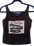 (P/M) Brown “Going To Love” Tank Top