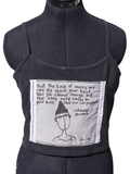 Black "Birds Of Worry" Chinese Proverb Tank Top (L)